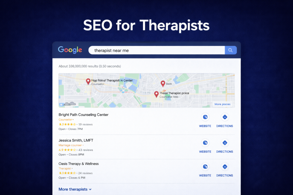 SEO for Therapist - A Comprehensive Guide For 2026