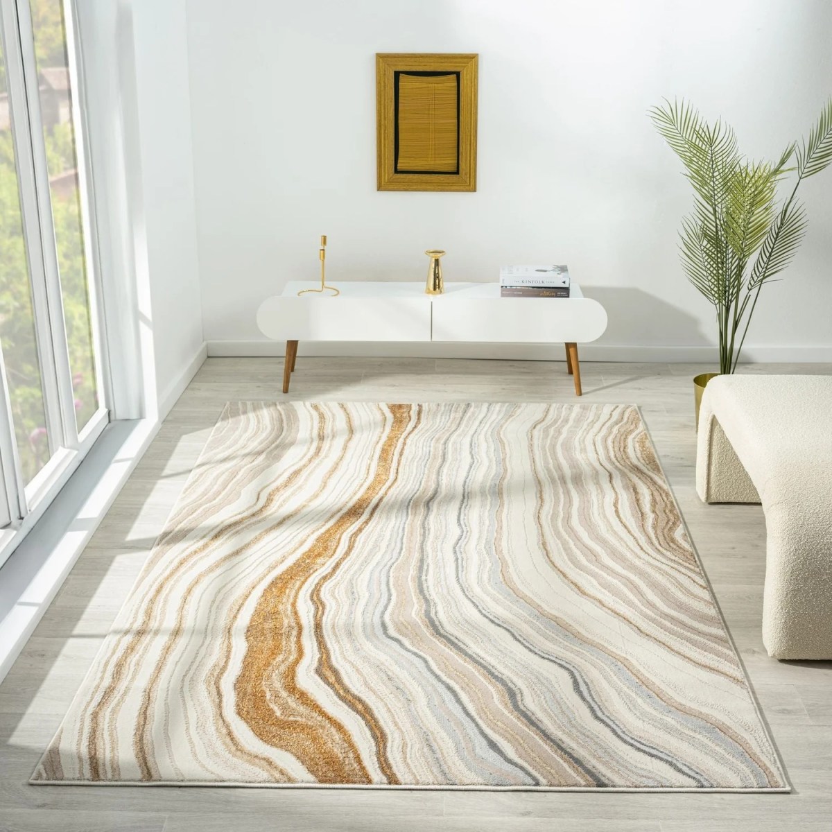 Elevate Interiors with Modern Large Rugs from OZ Knots – Arabella Natural Rug – Timeless Texture for Modern Living