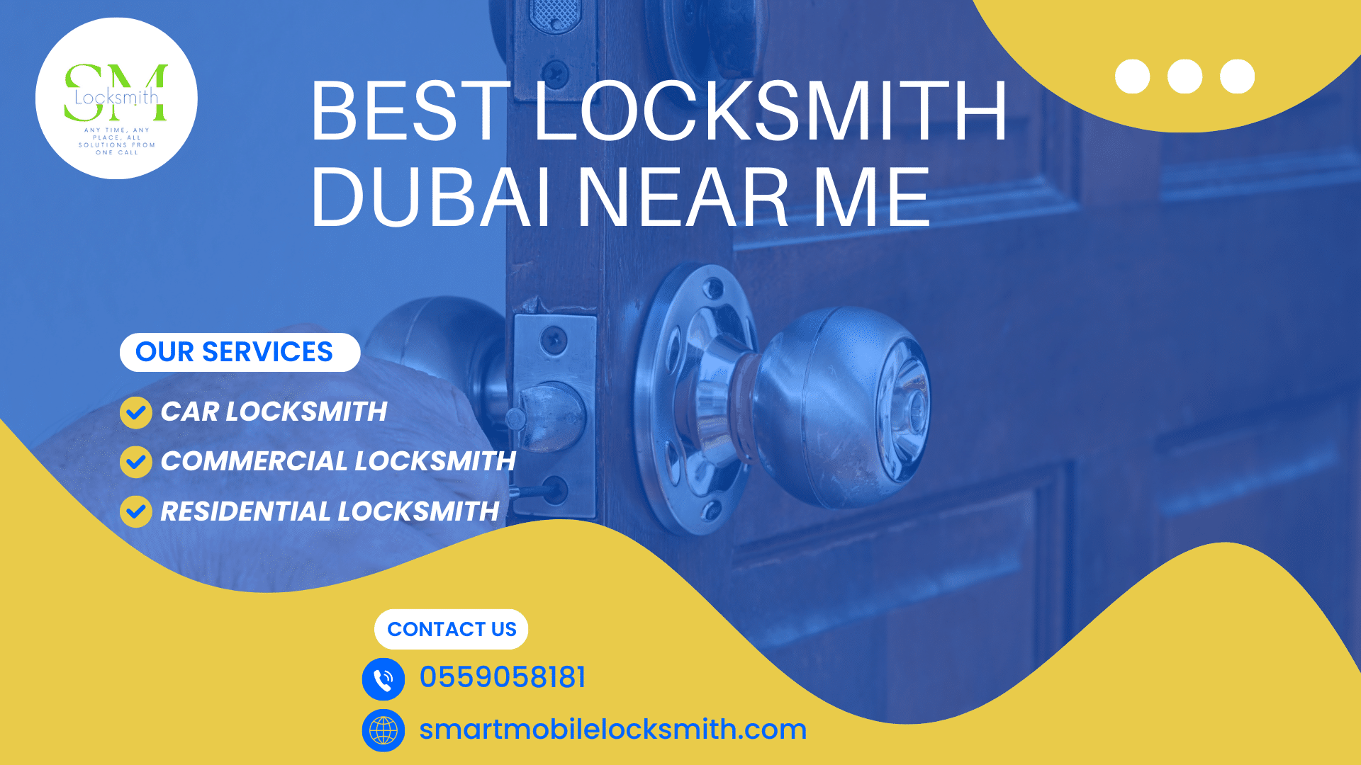 # 1 Best Locksmith Dubai Near Me - SML - 0559058181 - SMLRepairs