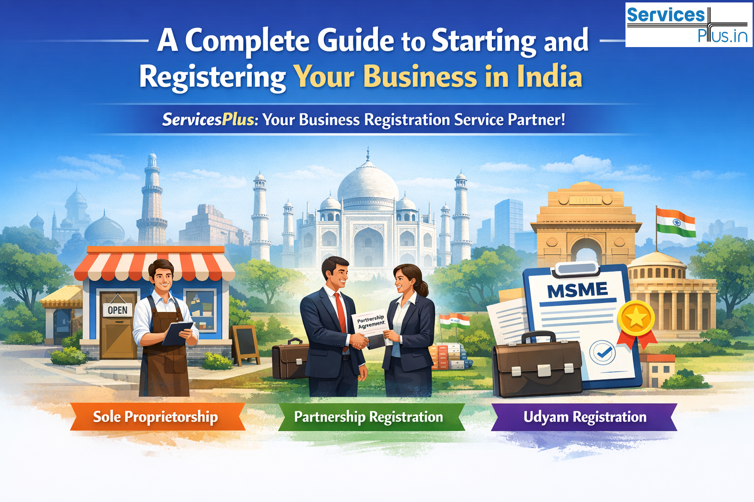 A Complete Guide to Starting and Registering Your Business in India – Services Plus