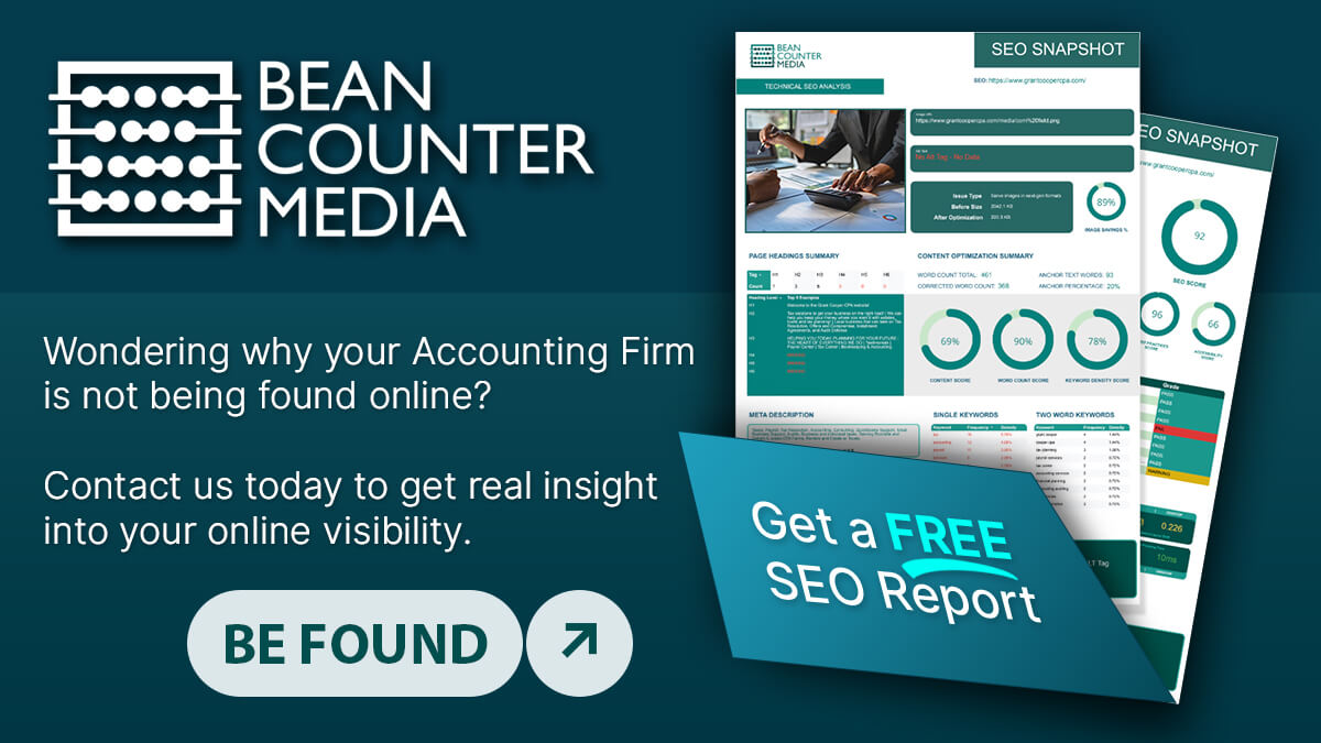 Web Design & SEO Marketing for Accounting Firms | Be Found