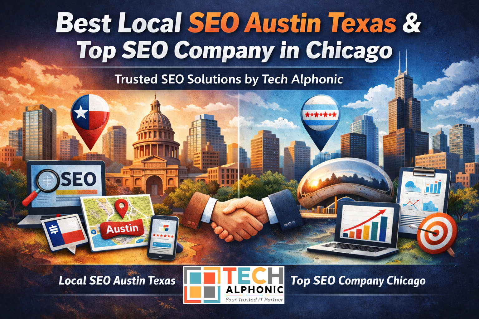 Best Local SEO Austin Texas & Top SEO Company in Chicago – Trusted SEO Solutions by Tech Alphonic