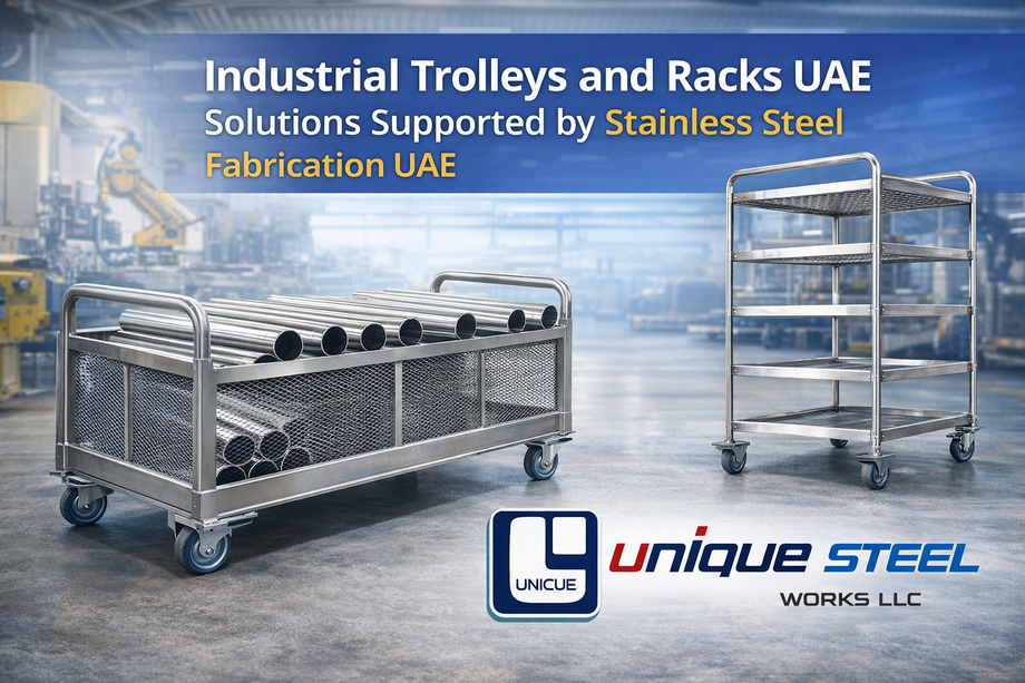 Industrial Trolleys and Racks UAE Solutions Supported by Stainless Steel Fabrication UAE - JustPaste.it