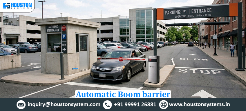 How Does an Automatic Boom Barrier Work? – Houston Systems Private Limited – Manufacturer of Boom Barrier, Flap Barrier, Tripod Turnstile Bollards Sliding and Swing Gate in India