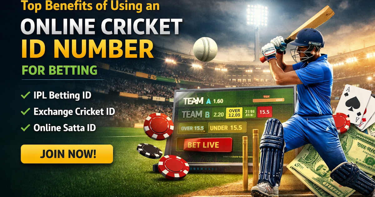 Top Benefits of Using an Online Cricket ID Number for Betting