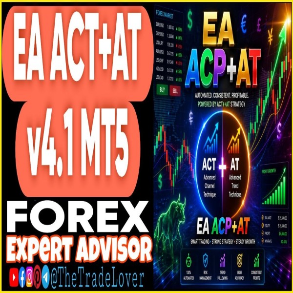 EA ACP+AT v4.1 MT5 + Presets (Works on Build 5800) | Forex Robot | MT5 Expert Advisor - The Trade Lovers