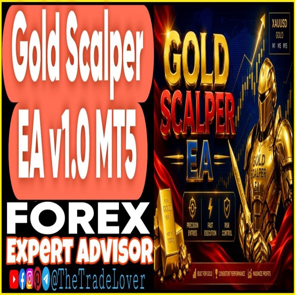 Gold Scalper EA By Zer v1.0 MT5 (Works on Build 5800) | Forex Robot | MT5 Expert Advisor - The Trade Lovers