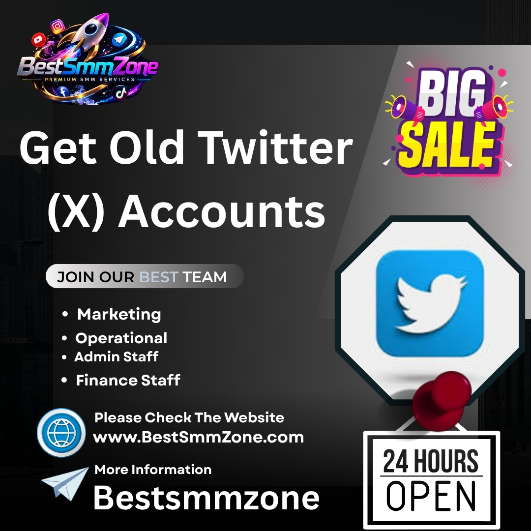 Get Old Twitter (X) Accounts - Best SMM Zone 100% Provider