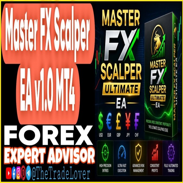 Master FX Scalper Ultimate EA v1.0 MT4 + Presets (Works on Build 1471) | Forex Robot | MT4 Expert Advisor - The Trade Lovers