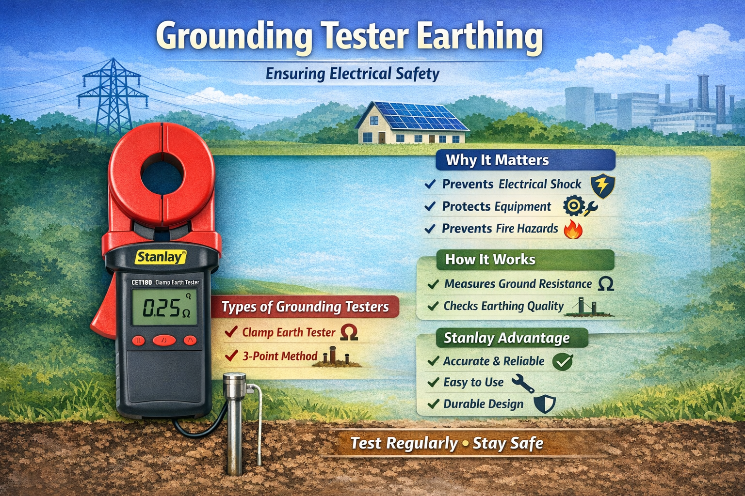 Grounding Tester Earthing: A Complete Guide for Safe Electrical Systems – Digital Gadget Info