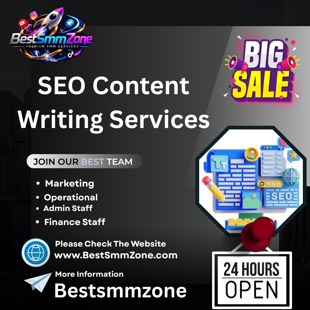SEO Content Writing Services - Best SMM Zone 100% Full Site