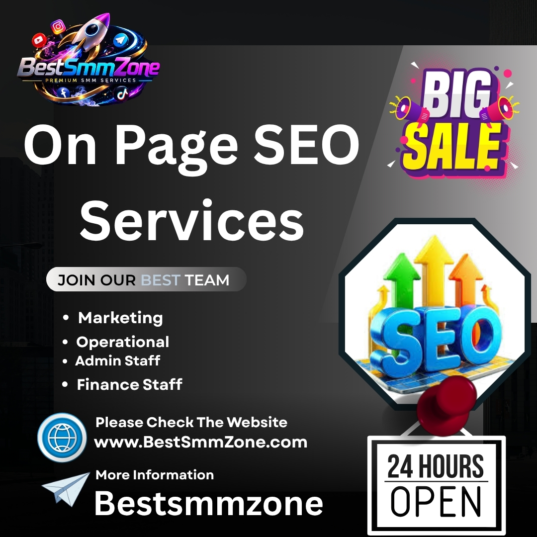 On Page SEO Services - Best SMM Zone Service Provider