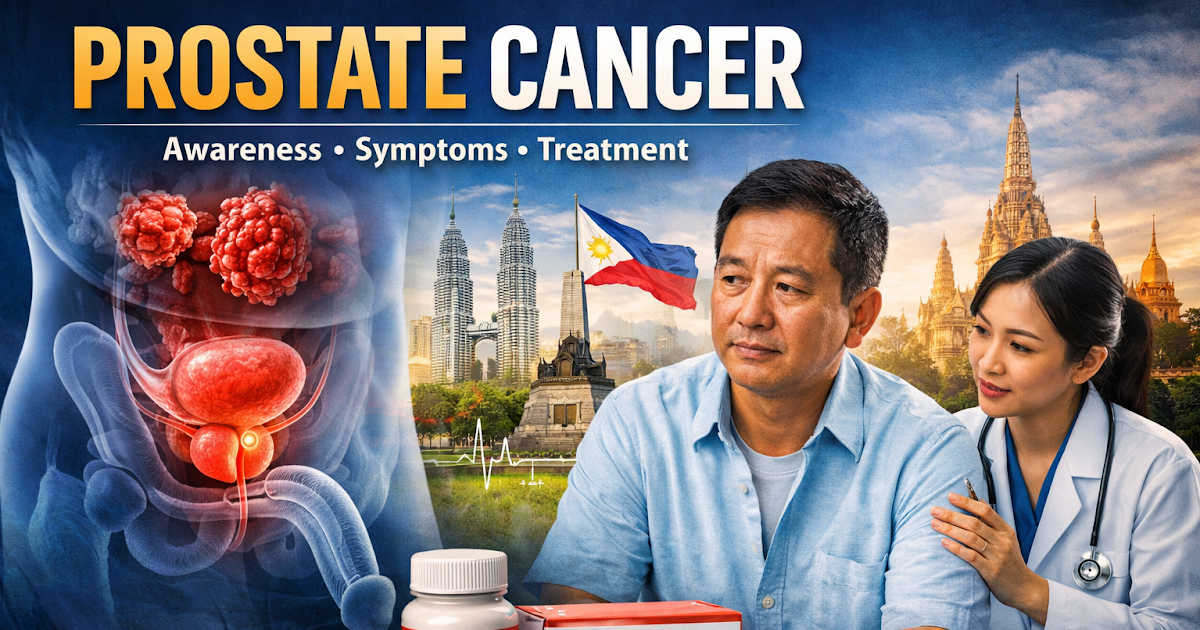 Prostate Cancer: Symptoms, Treatment, Costs & Medicines in the Philippines, Malaysia, and Thailand