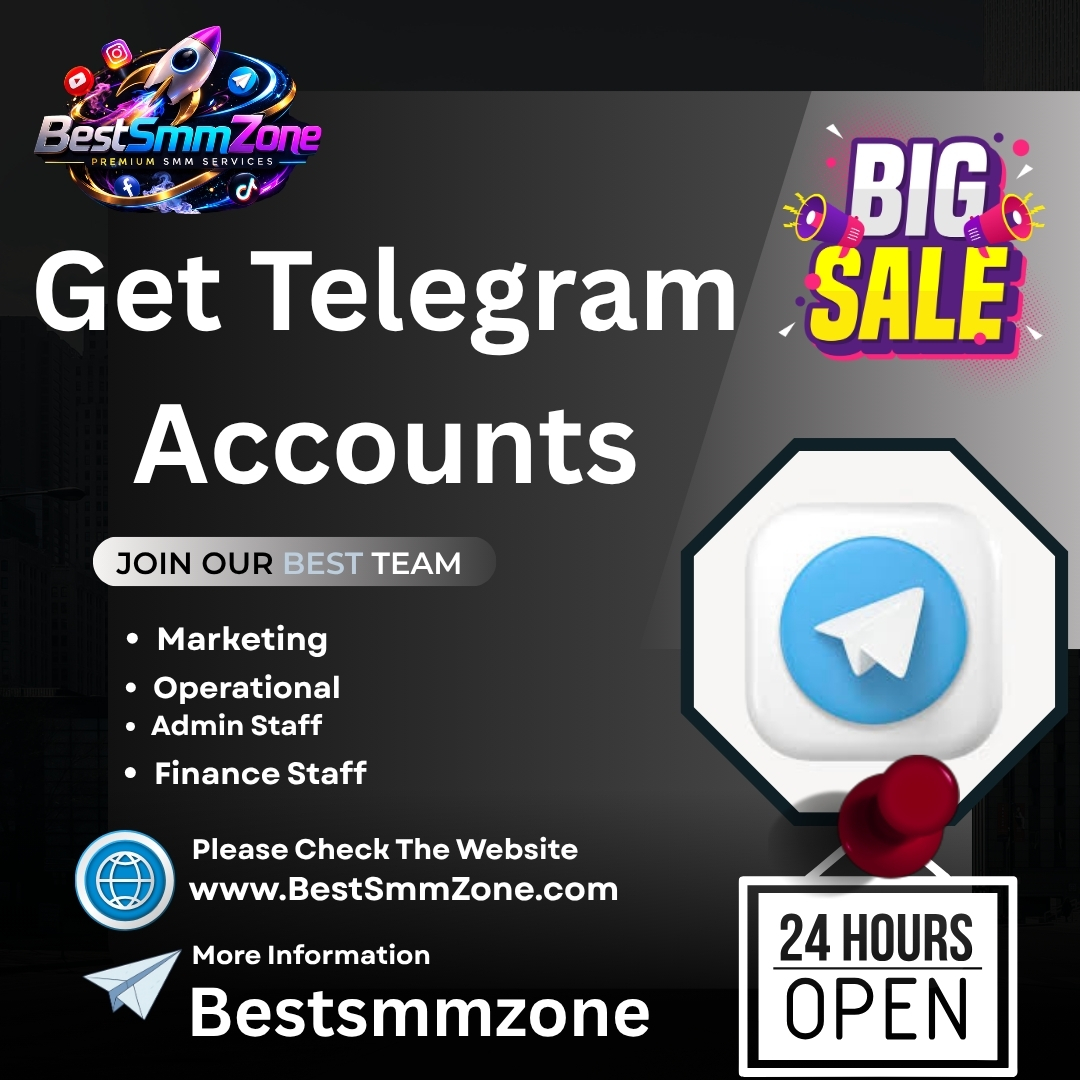 Get Telegram Accounts - Best SMM Zone 100% Service Provider