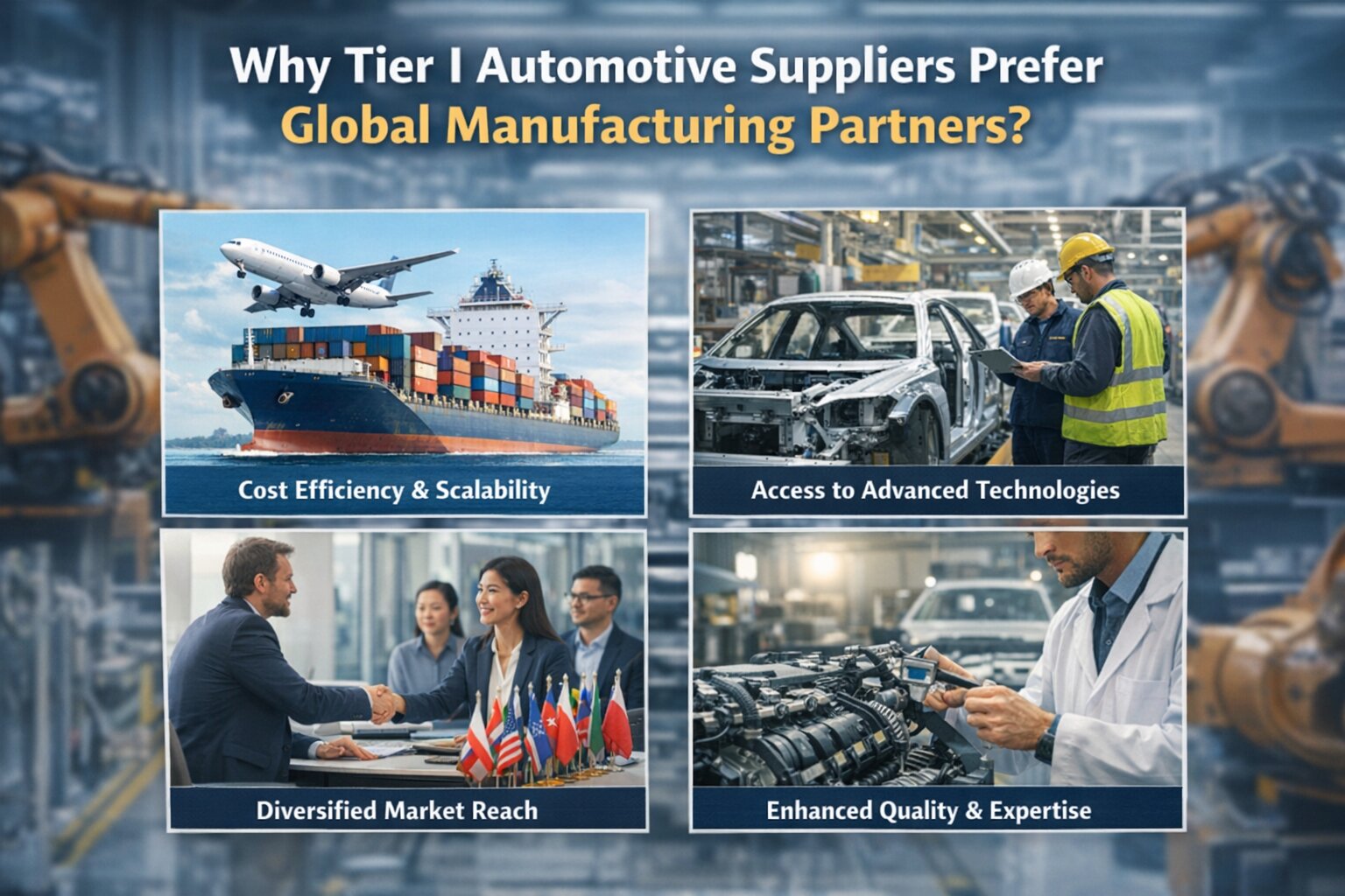 Why Tier I Automotive Suppliers Prefer Global Manufacturing Partners? - RPPL