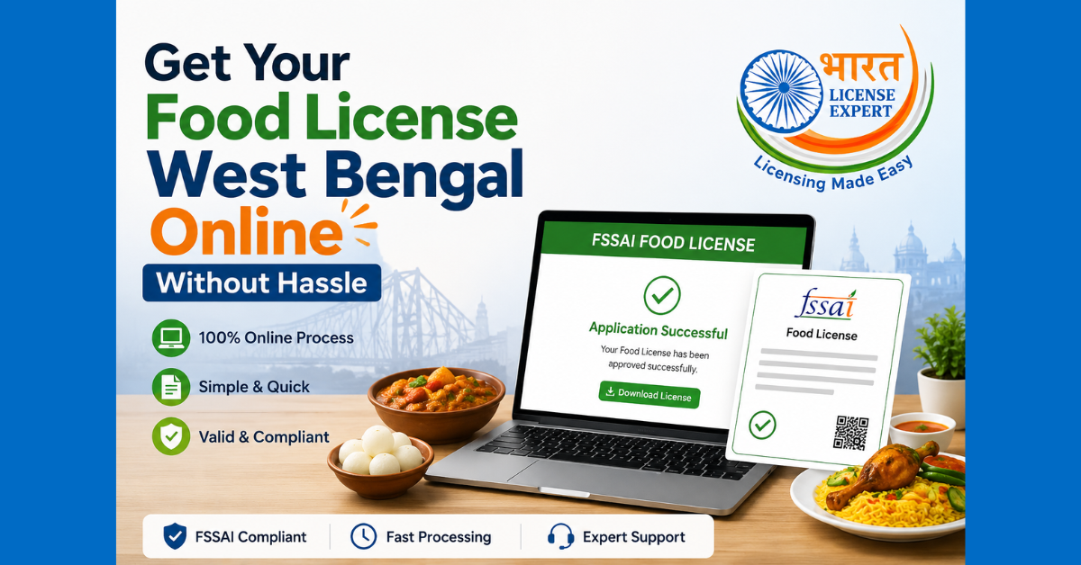 Food License West Bengal Online Fast & Easy Apply