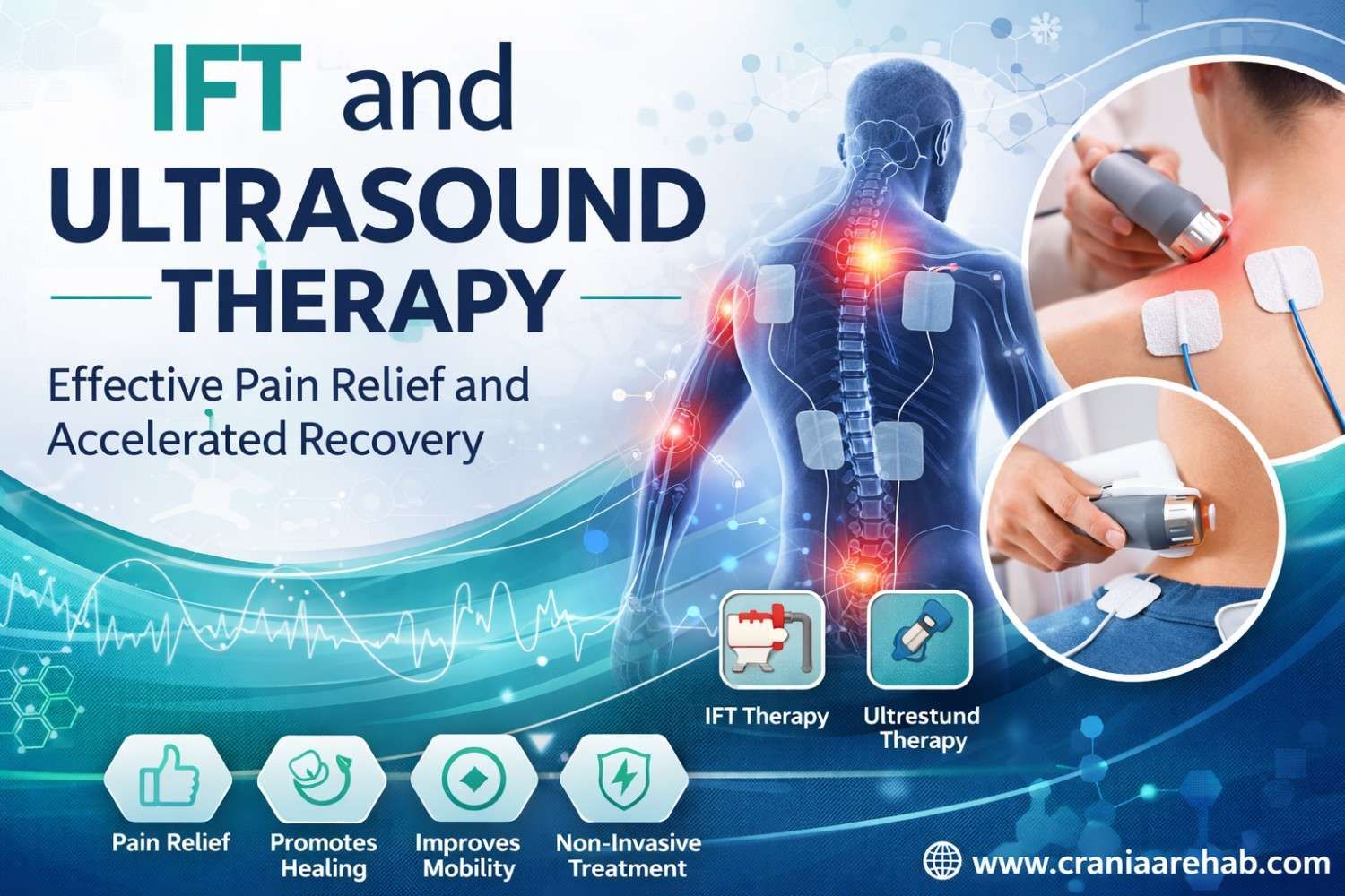 IFT and Ultrasound Therapy: A Powerful Combination for Pain Relief and Recovery - Craniaa Neuro Rehab Centre