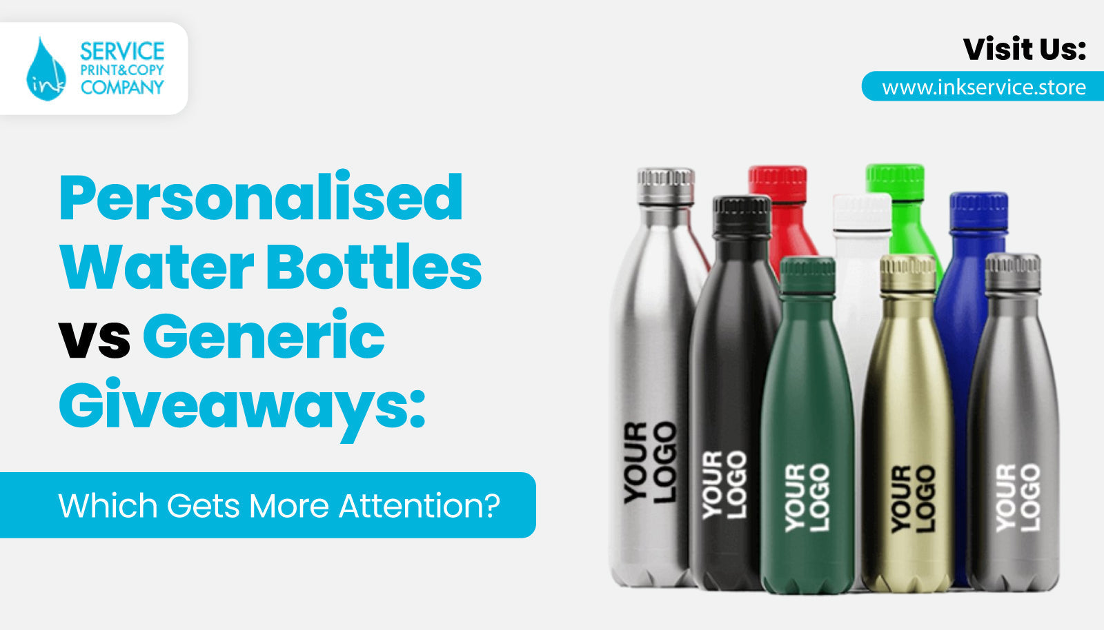Personalised Water Bottles vs Generic Giveaways: Which Gets More Atten  – Ink Service Online Store