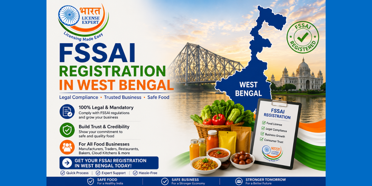 FSSAI Registration in West Bengal – Easy & Fast Process