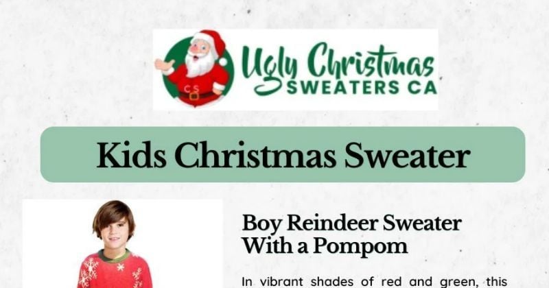 Kids Christmas Sweater