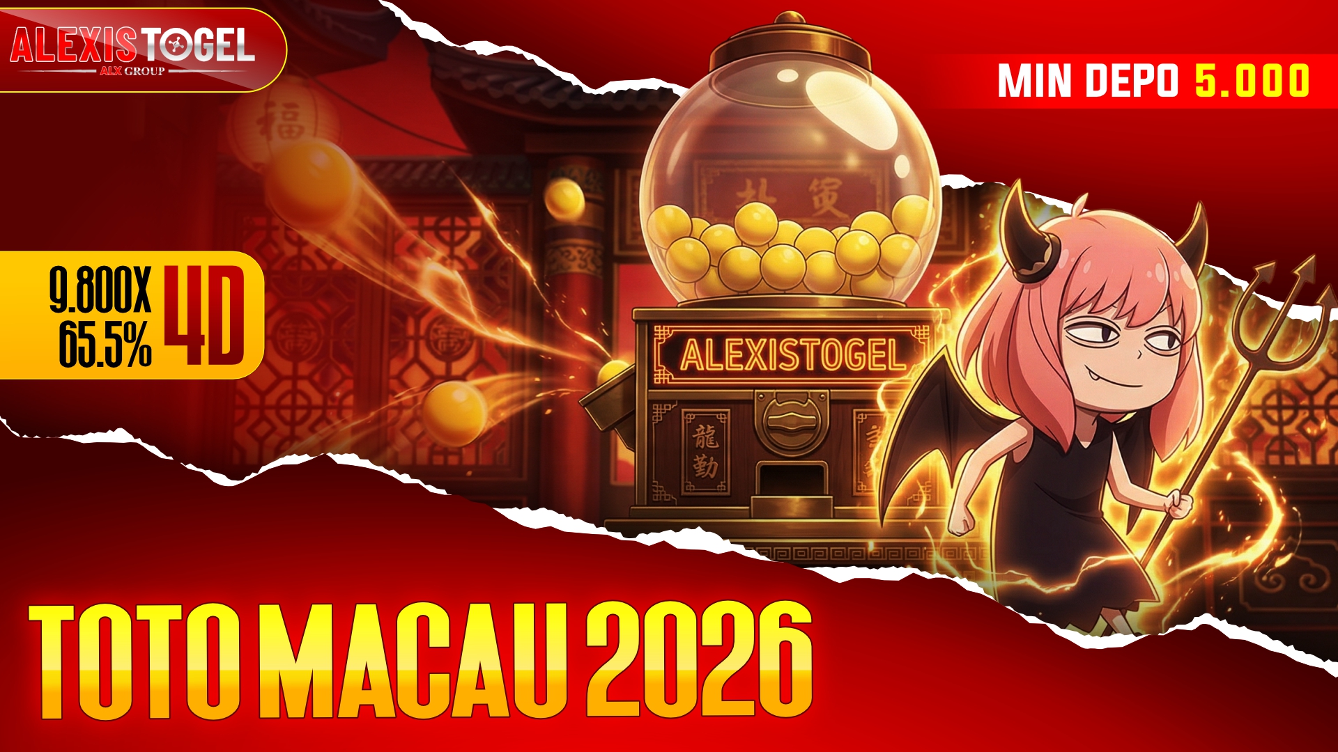 ALEXISTOGEL ⭐️ Situs Toto Macau Terbaik! Main Bandar Togel Online 2026 Sekarang!