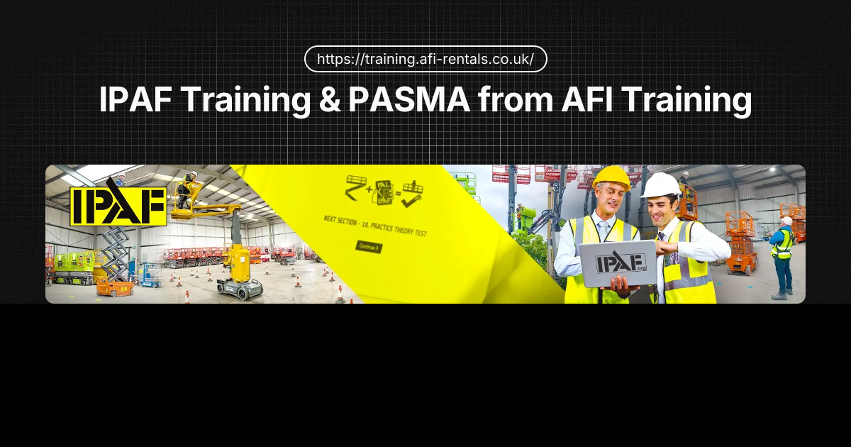 IPAF Cherry Picker Training | IPAF Training Courses | IPAF | AFI Training