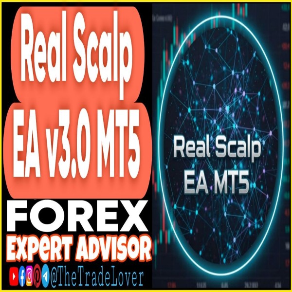 Real Scalp EA v3.0 MT5 (Works on Build 5836) | Forex Robot | MT5 Expert Advisor - The Trade Lovers