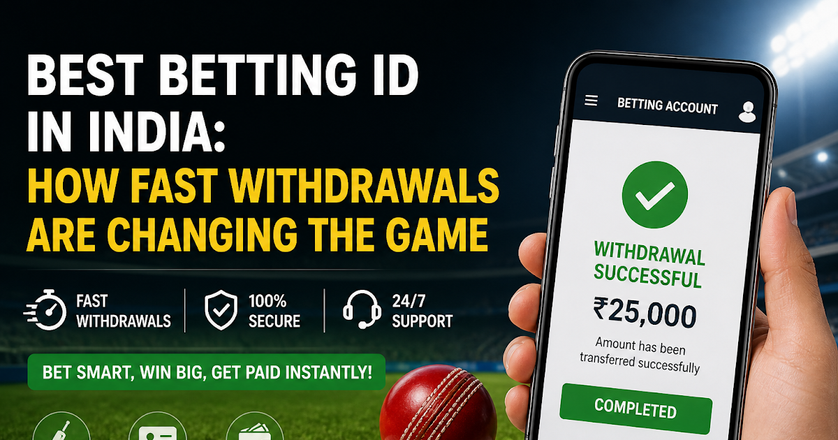 Best Betting ID in India: How Fast Withdrawals Are Changing the Game