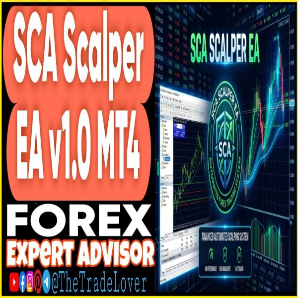 SCA Scalper EA v1.0 MT4 (Works on Build 1471) | Forex Robot | MT4 Expert Advisor - The Trade Lovers