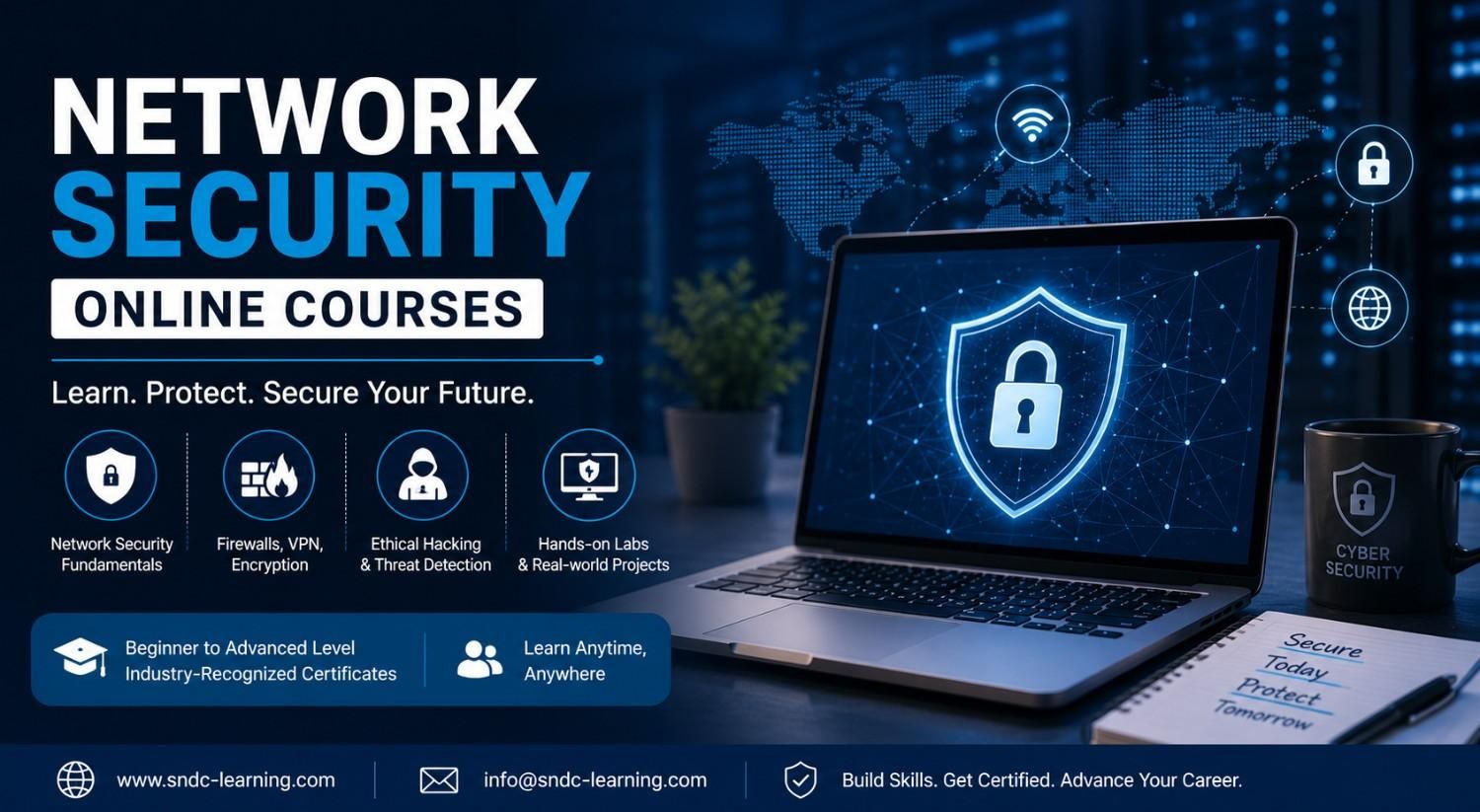 How Network Security Online Courses Can Help You Build a Successful Cybersecurity Career - SNDC Learning