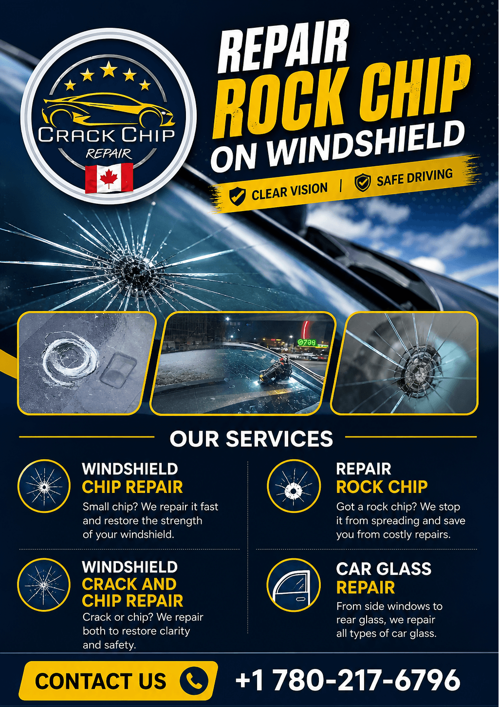 Repair Rock Chip On Windshield