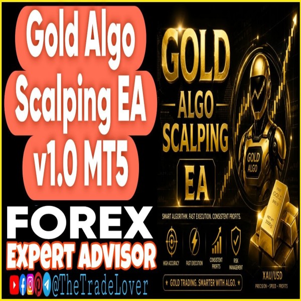 Gold Algo Scalping EA v1.0 MT5 (Works on Build 5836) | Forex Robot | MT5 Expert Advisor - The Trade Lovers