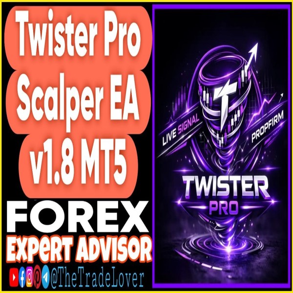 Twister Pro Scalper EA v1.8 MT5 + Presets (Works on Build 5836) | Forex Robot | MT5 Expert Advisor - The Trade Lovers