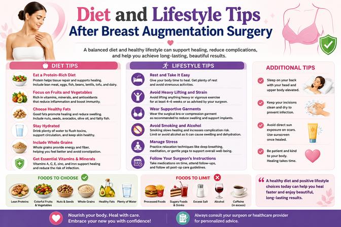Diet and Lifestyle Tips After Breast Augmentation Surgery | Articles | Sarvesh Health City | Gan Jing World - Technology for Humanity | Video & Movie Streaming
