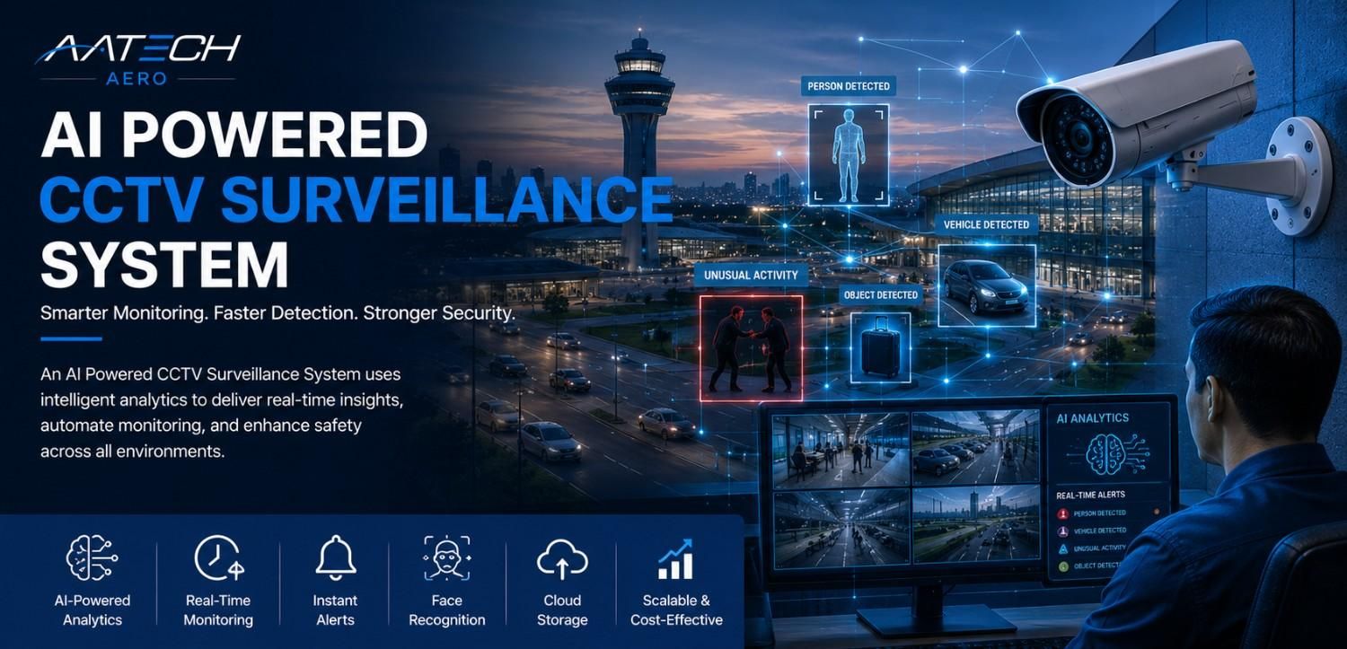 AI Powered CCTV Surveillance System: The Future of Smart Security - Aatech Aero