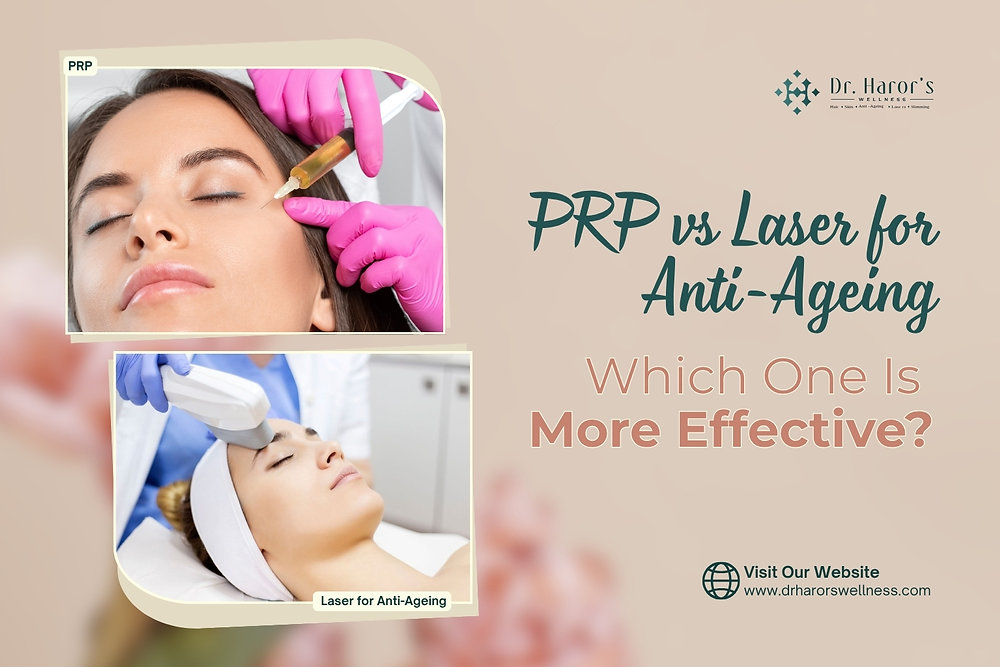PRP vs Laser for Anti-Ageing – Which One Is More Effective?
