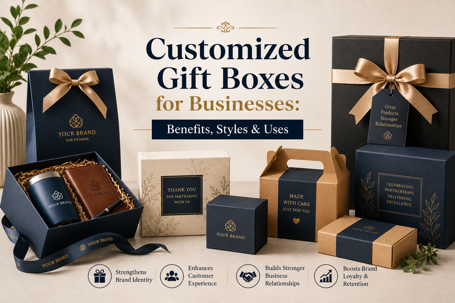 Customized Gift Boxes for Businesses: Benefits, Styles & Uses – studiofyul