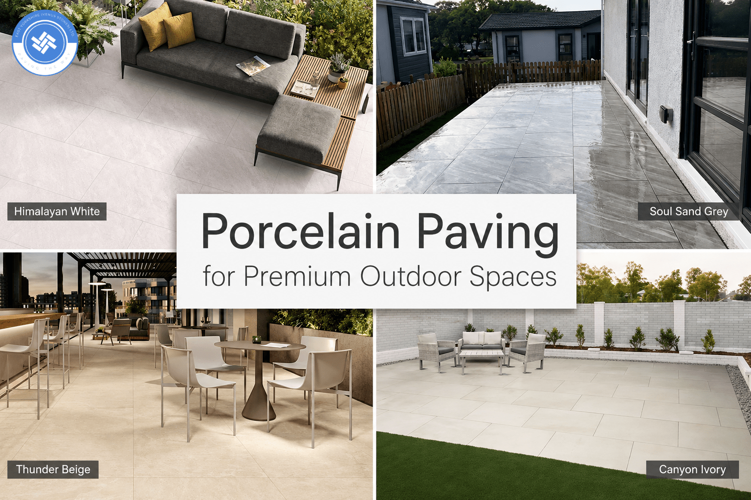 Porcelain Paving for Outdoor Spaces - East Yorkshire Stone – East Yorkshire Stone Ltd