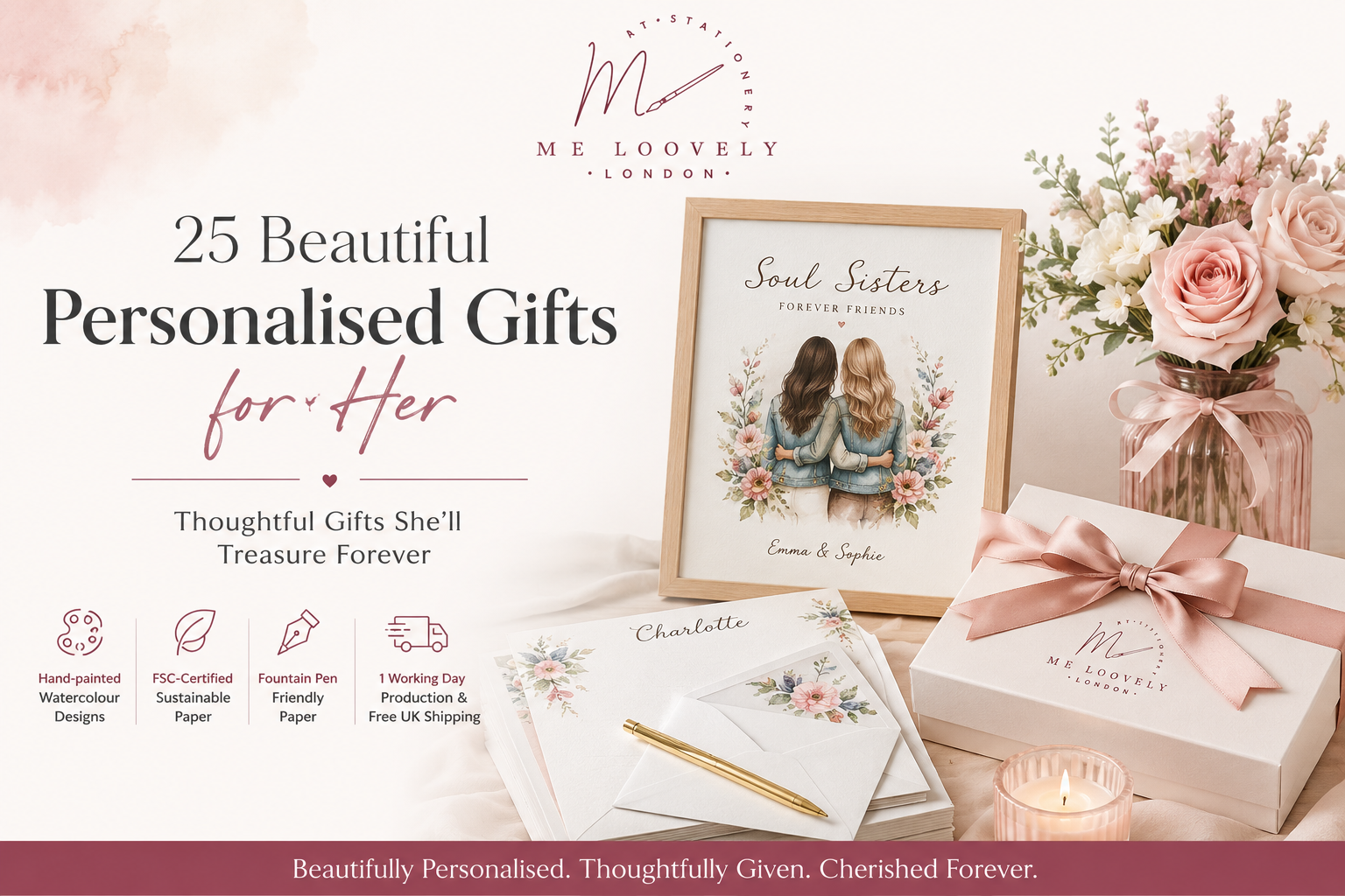 25 Beautiful Personalised Gifts for Her in the UK – Me Loovely