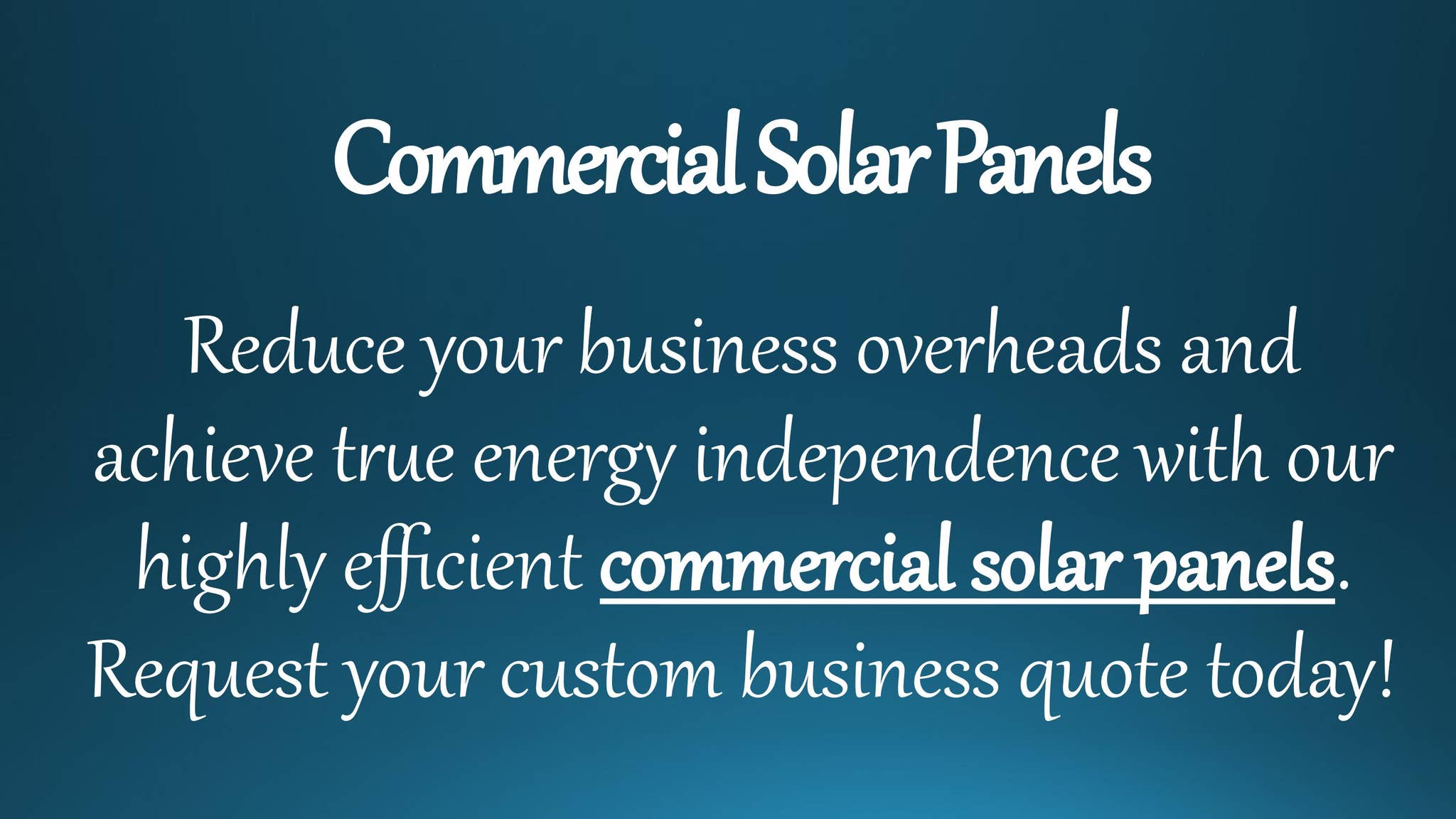 Commercial Solar Panels by Electroenergy - Issuu