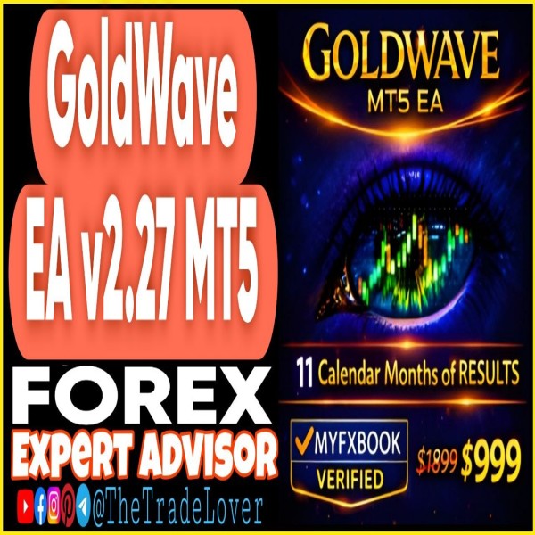 GoldWave EA v2.27 MT5 (Works on Build 5836) | Forex Robot | MT5 Expert Advisor - The Trade Lovers