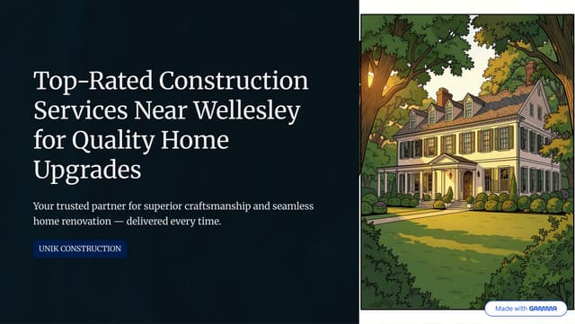 Top-Rated Construction Services Near Wellesley for Quality Home Upgrades | PDF