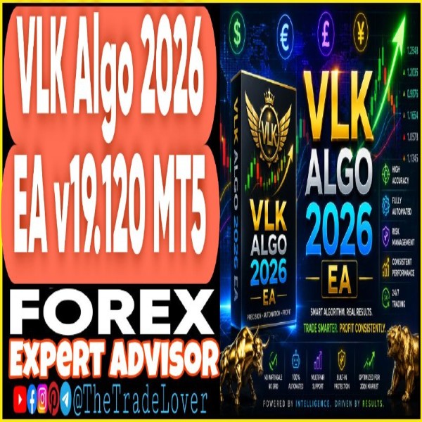 VIk Algo 2026 EA v19.120 MT5 (Works on Build 5836) | Forex Robot | MT5 Expert Advisor - The Trade Lovers