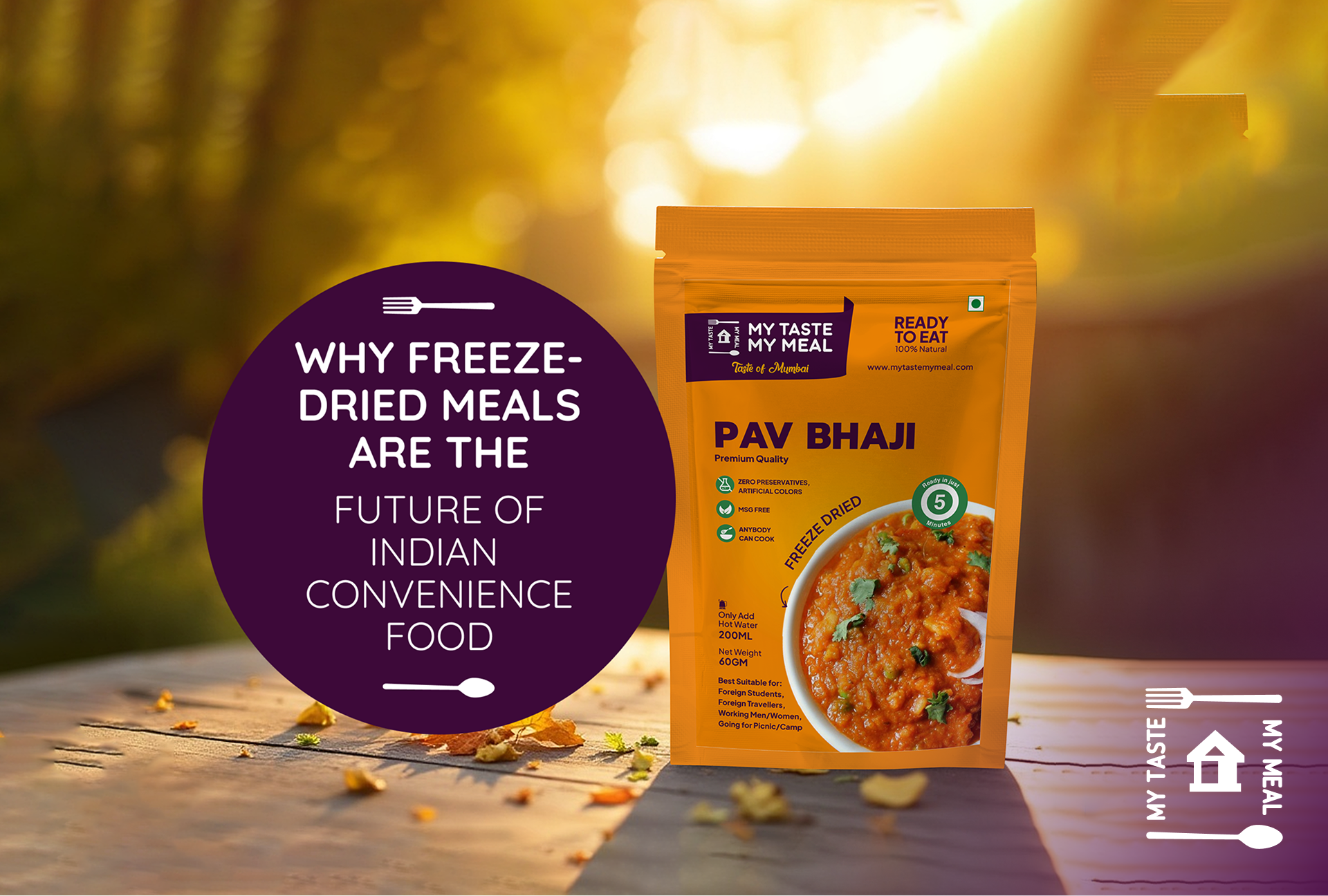 Why Freeze-Dried Meals Are the Future of Indian Convenience Food | My Taste My Meal
