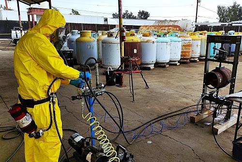 Safe and Effective Hazardous Compressed Gas Cylinder Disposal