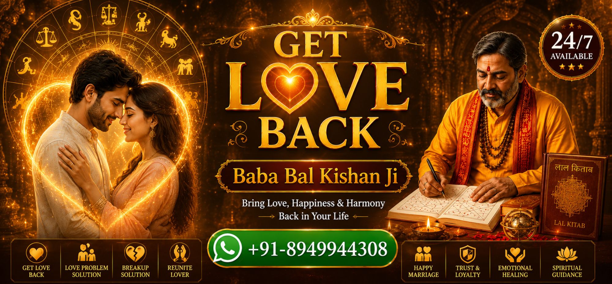 Get Lost Love Back Astrologer in Mumbai: Rekindle Your Love with Astrology - Baba Bal Kishan Ji Astrology Services