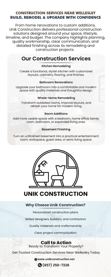 Why Homeowners Choose Unik Construction for Remodeling in Wellesley – @unikconstruction1 on Tumblr