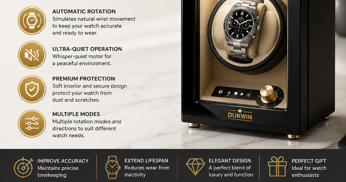 Automatic Watch Winder: The Perfect Companion for Your Luxury Timepieces