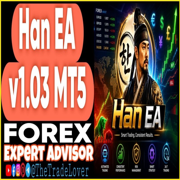 HAN EA v1.03 MQ5 Source Code (Works on Build 5836) | Forex Robot | MT5 Expert Advisor - The Trade Lovers