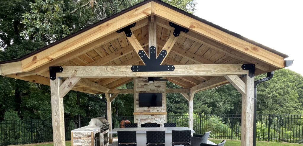 Custom Outdoor Pavilions builders | Tennessee Luxe Outdoors